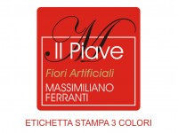 Etichette adesive per fioristi, fiorai e vivaisti (mm 40x40)  (cod.24G)